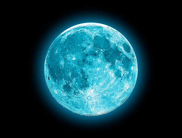 Fotomurali : Luna Blu