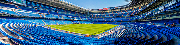Fotomurali : Vista panoramica di Santiago Bernabéu