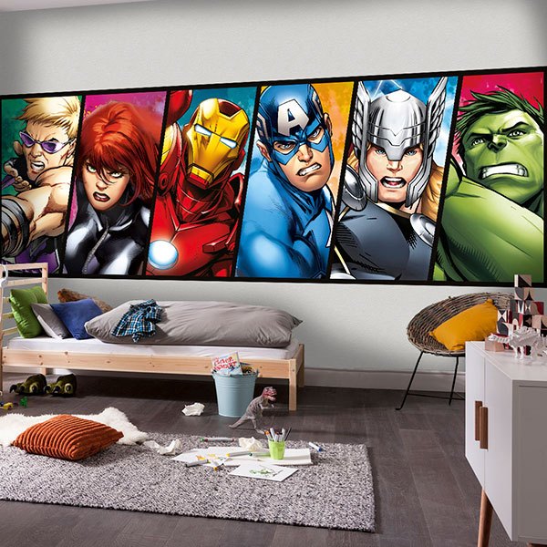 Adesivo murale Avengers