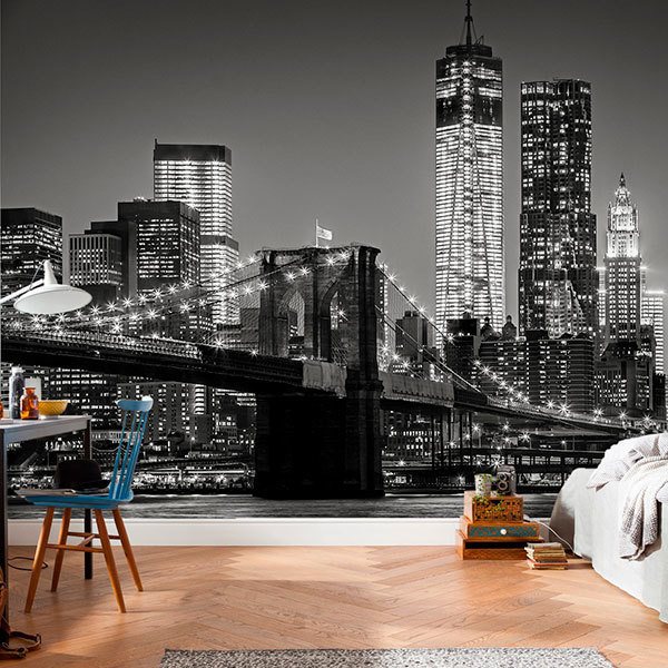 Fotomurali : Manhattan in bianco e nero 0