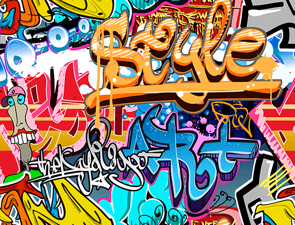 Fotomurali : Graffiti