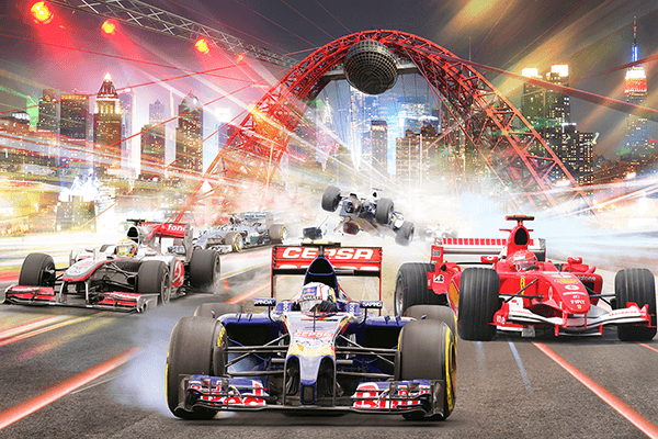 Fotomurali : Gara da Formula 1
