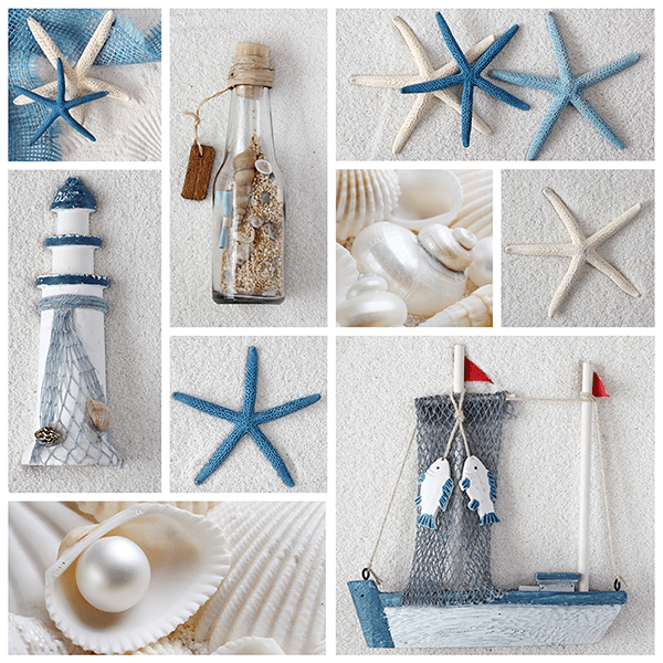 Fotomurali : Collage Marinaio