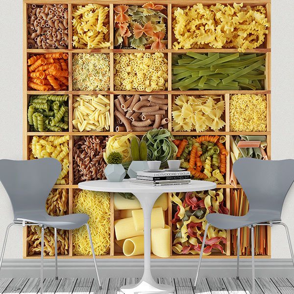 Fotomurali : Collage Pasta italiana