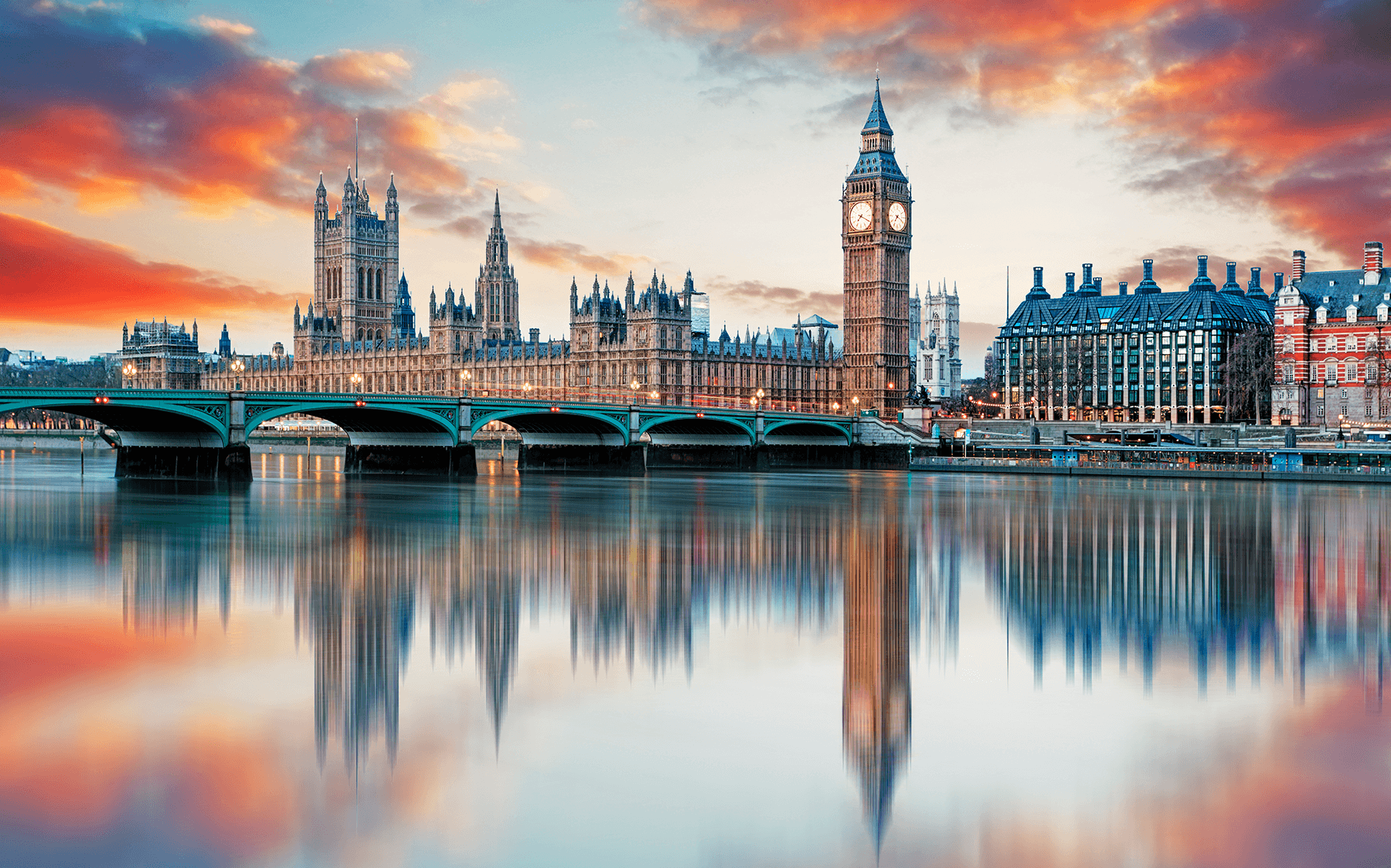 Fotomurali : Londra dal Tamigi