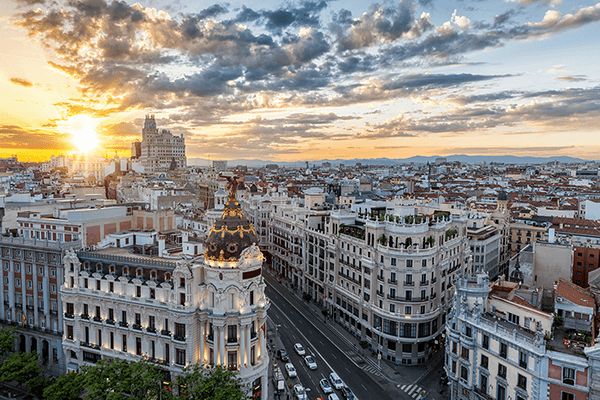 Fotomurali : La Grande Via di Madrid