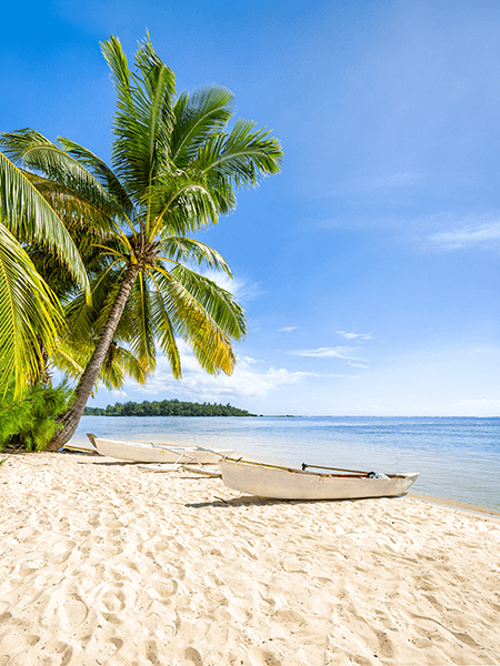 Fotomurali : Canoe nei Caraibi