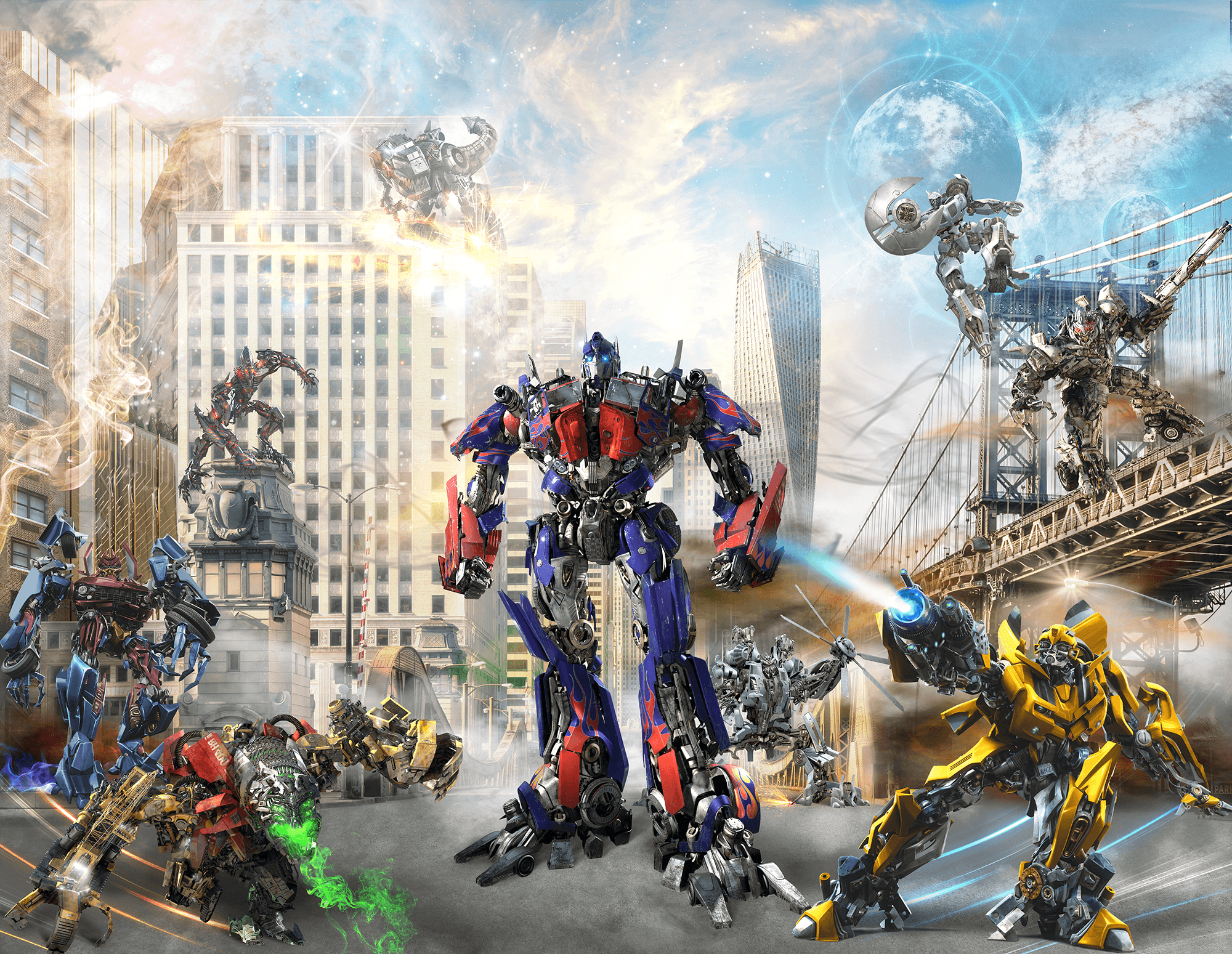 Fotomurali : Transformers in azione