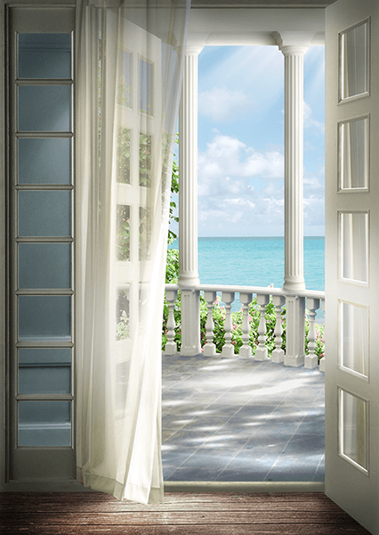 Fotomurali : Porta d'ingresso al mare