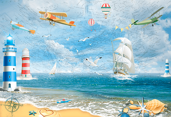 Fotomurali : Una giornata in mare