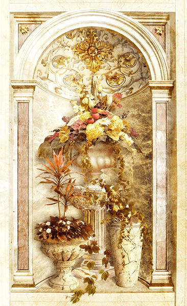 Fotomurali : Fiori nel tempio