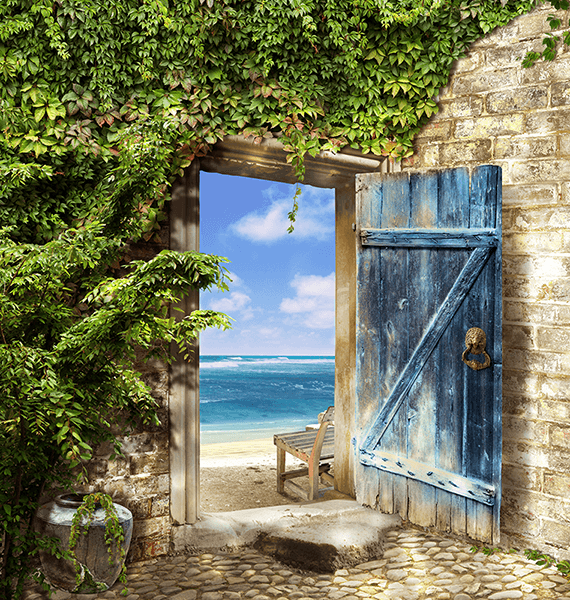 Fotomurali : Partenza per la spiaggia