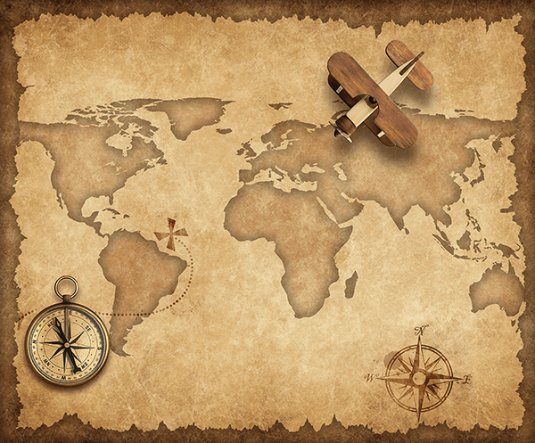 Fotomurali : Volare sul mondo
