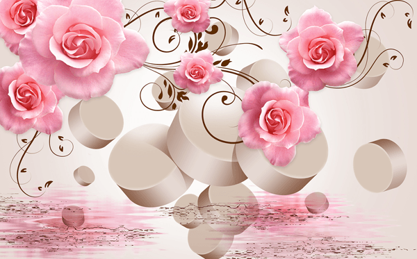 Fotomurali : Rosa Eglantyne
