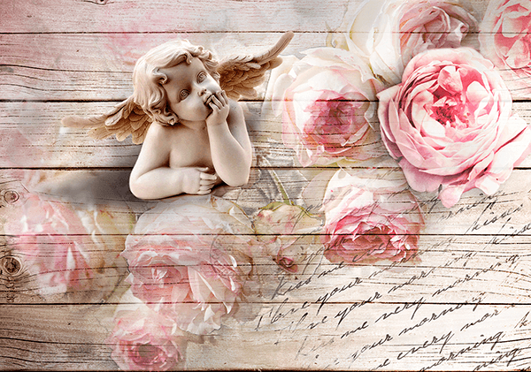 Fotomurali : L'angelo delle rose