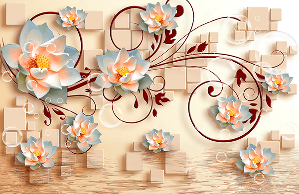 Fotomurali : Fiori di loto sacro