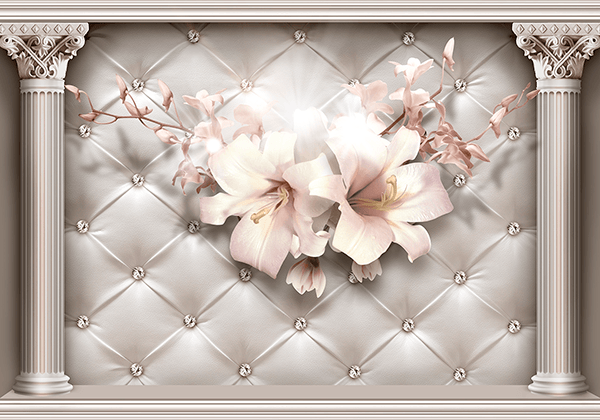 Fotomurali : Ibisco bianco