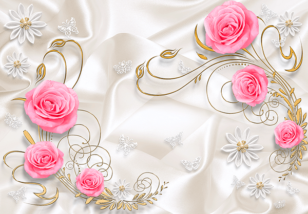 Fotomurali : Le rose della sposa