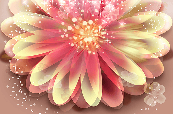 Fotomurali : Fiore magico