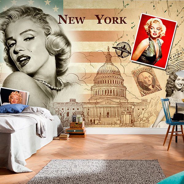 Fotomurali : Collage Marilyn Monroe 0