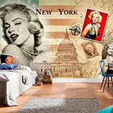 Fotomurali : Collage Marilyn Monroe 2