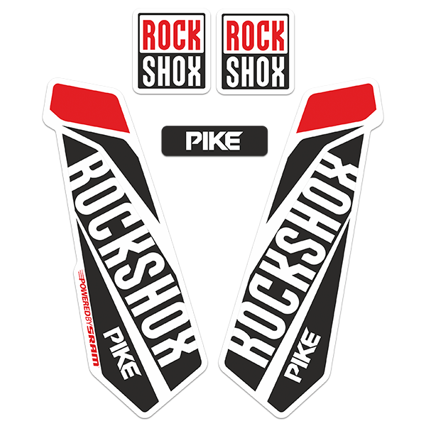 Adesivi per Auto e Moto: Forcella per bicicletta Rock Shox Pike