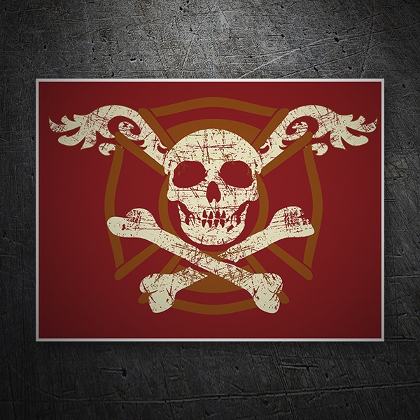 Adesivi per Auto e Moto: Bandiera pirata