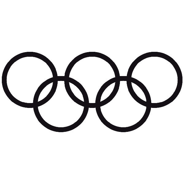 Adesivi Murali: Anelli olimpici
