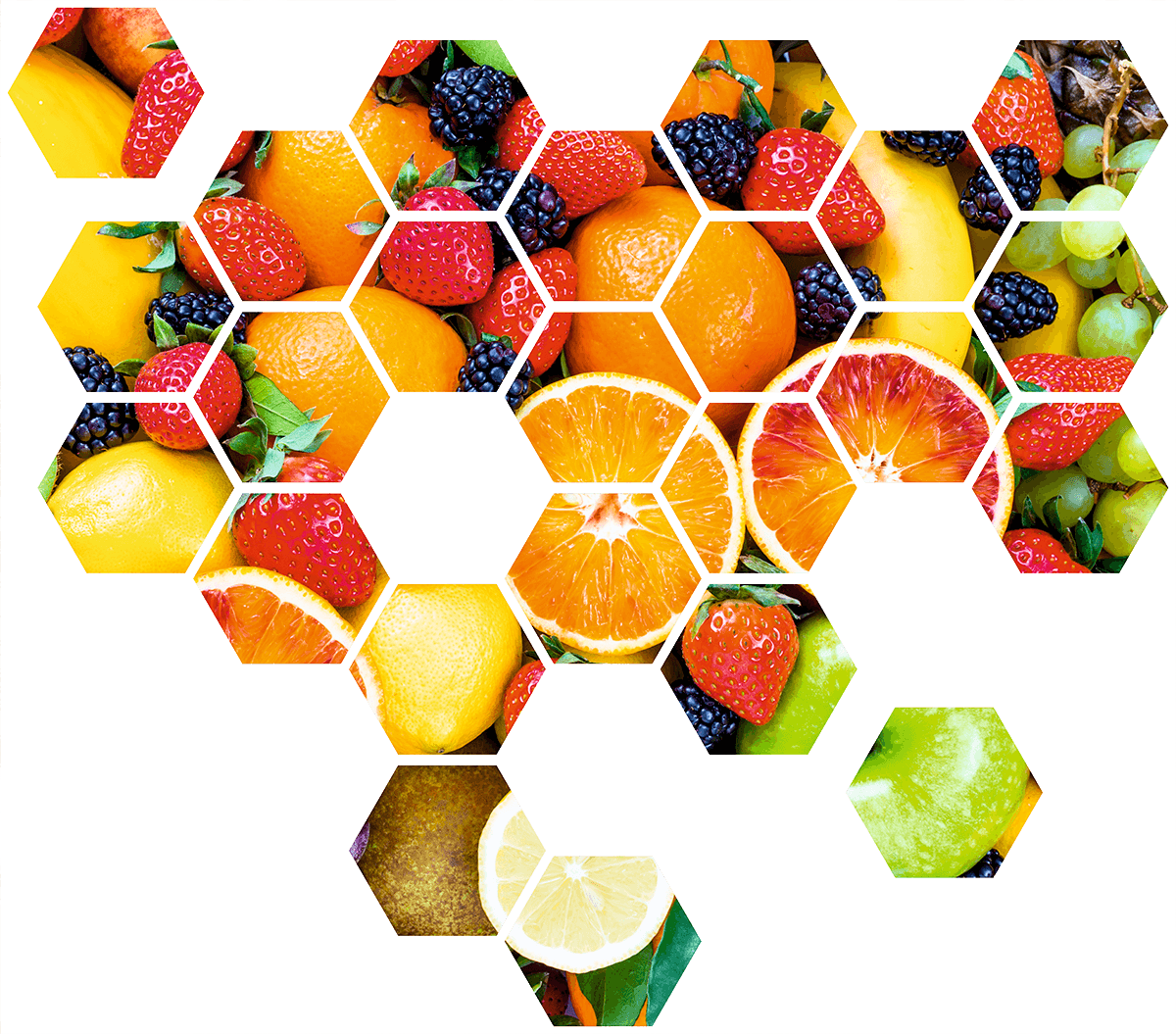 Adesivi Murali: Kit Geometrico Frutta