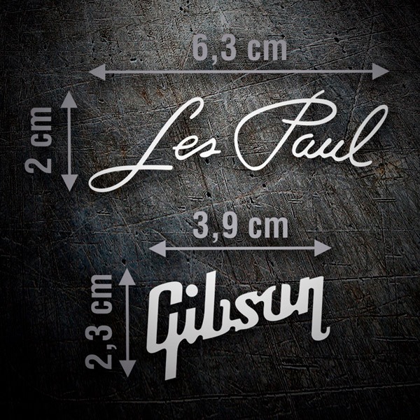 Adesivi per Auto e Moto: Les Paul Gibson