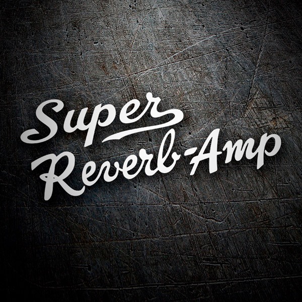 Adesivi per Auto e Moto: Fender Super Reverb-Amp