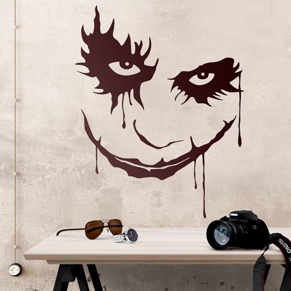 Adesivi Murali: Volto del Joker (Batman)