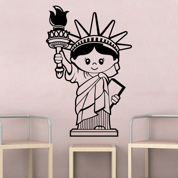 Adesivi Murali: Statua della libertà dei bambini