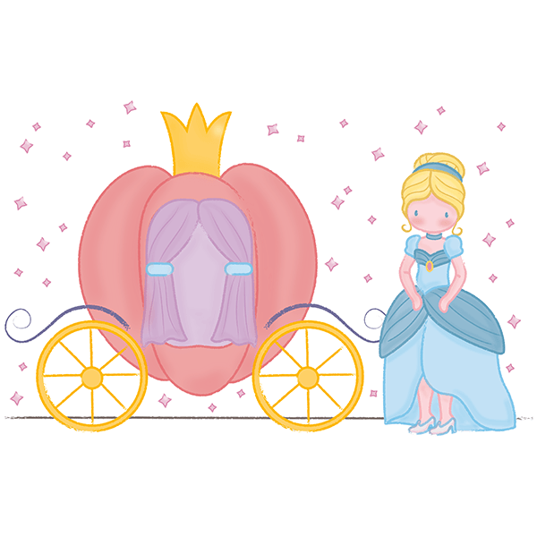 Adesivi per Bambini: Cenerentola