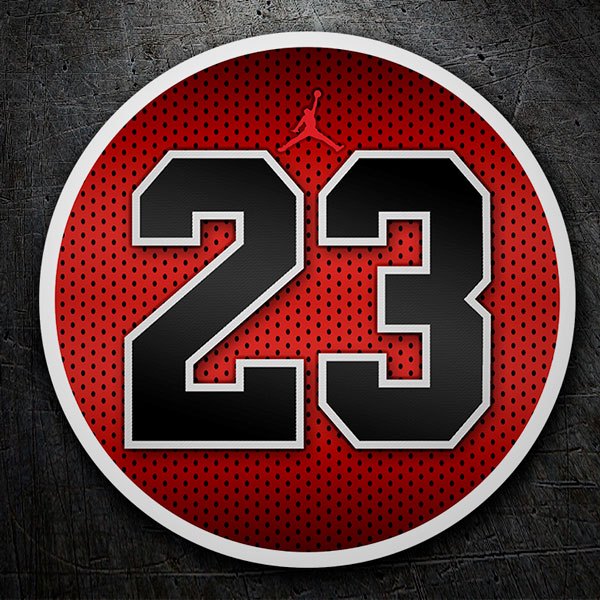 Adesivi per Auto e Moto: Logo Michael Jordan 23