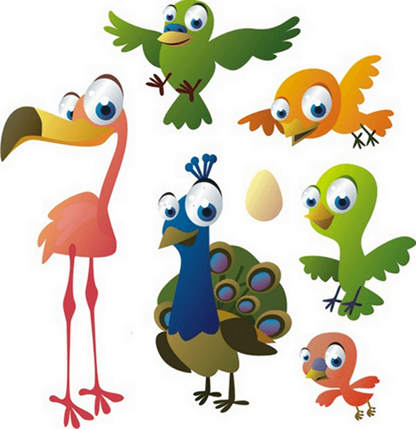 Adesivi per Bambini: Kit di uccelli