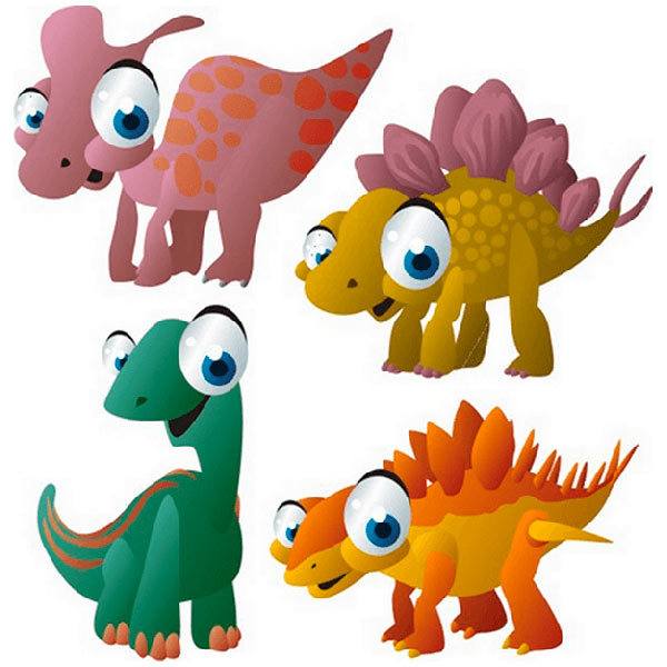 Adesivi per Bambini: Kit Dinosauri terrestri