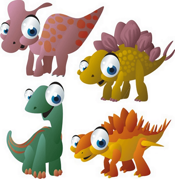Adesivi per Bambini: Kit Dinosauri terrestri