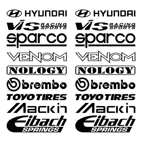 Adesivi per Auto e Moto: Kit tuning 17