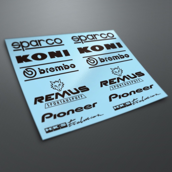 Adesivi per Auto e Moto: Kit tuning 22