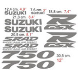 Adesivi per Auto e Moto: GSXR 750 1997 2