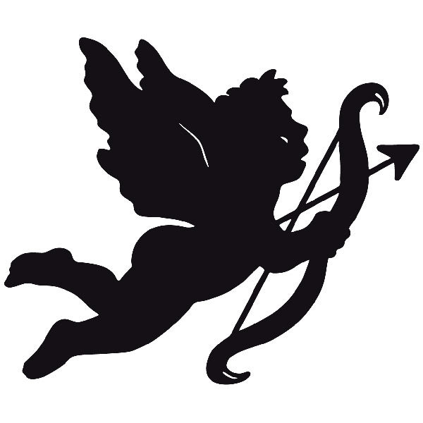 Adesivi Murali: Cupid di volo
