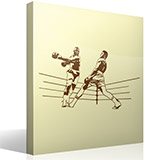 Adesivi Murali: Muhammad Ali schivando 3