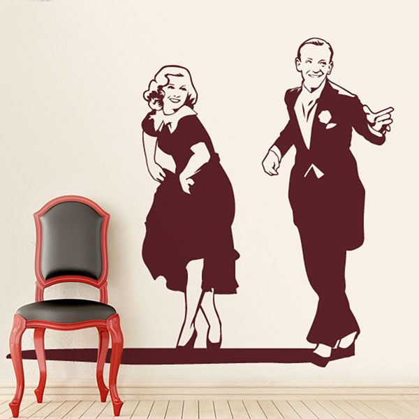Adesivi Murali: Fred Astaire e Ginger Rogers