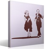Adesivi Murali: Fred Astaire e Ginger Rogers 4