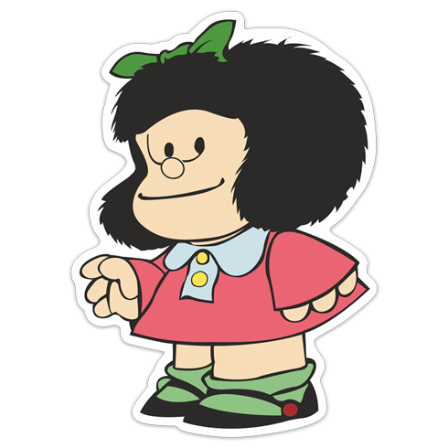 Adesivi per Auto e Moto: Mafalda