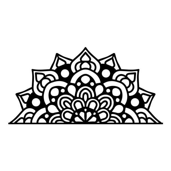 Adesivi Murali: Mezzo Mandala simbolico