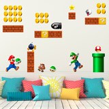 Adesivi per Bambini: Set 60X Super Mario Bros 3
