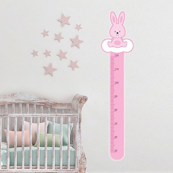 Adesivi per Bambini: Metro da Parete Coniglio rosa
