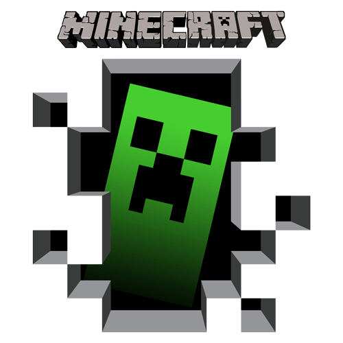 Adesivi Murali: Minecraft 3D 1